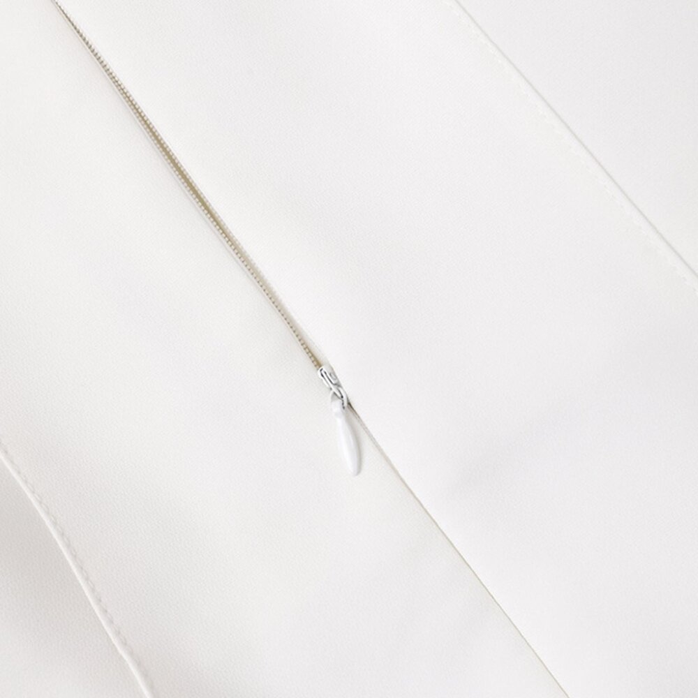 NWT Embellished Crystal Pearl Bridal Mini Dress - Picture 6 of 6